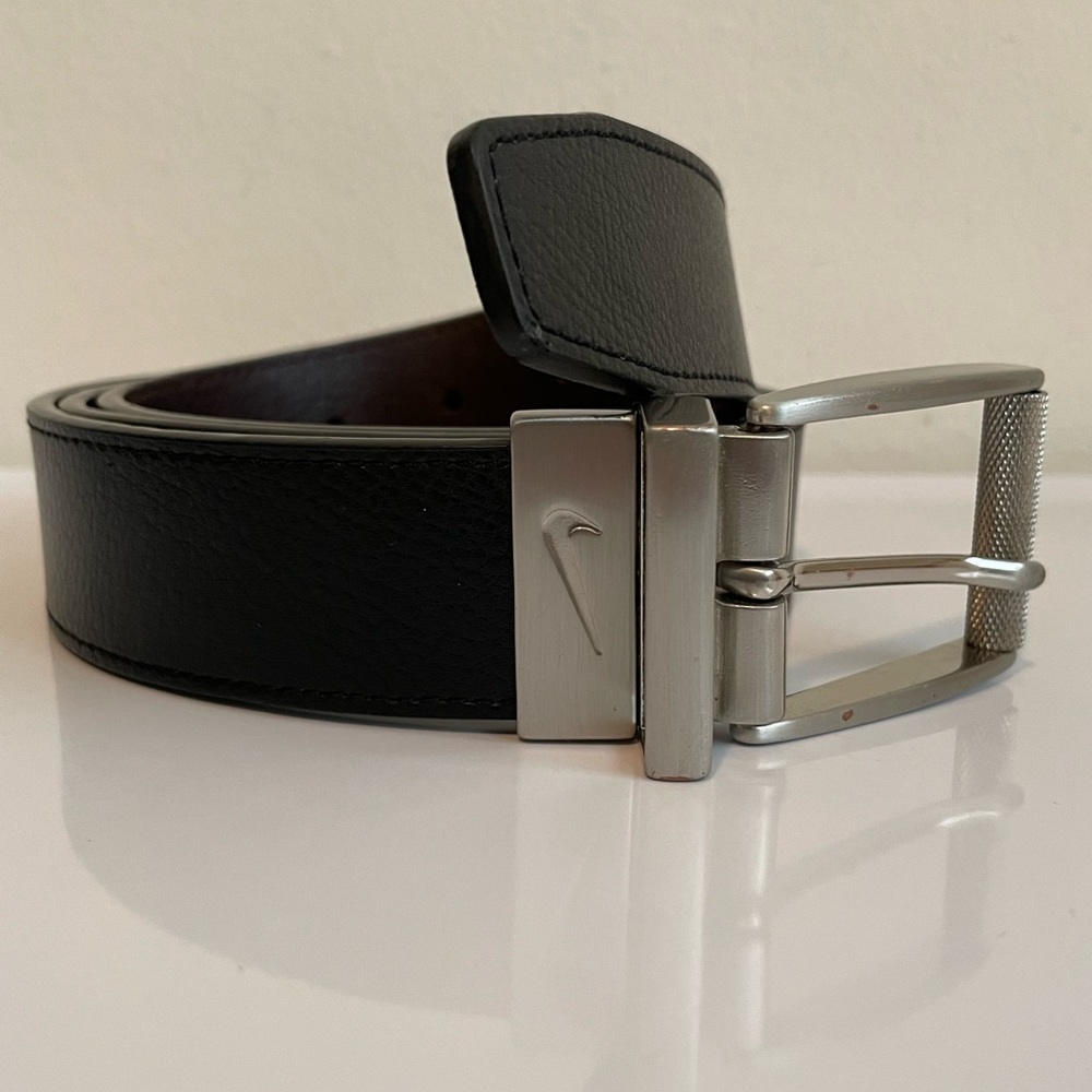 Nike Core Reversible Leather Belt Black/Brown 38